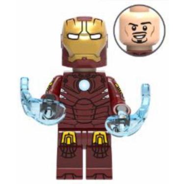 Imagem de Boneco Blocos De Montar Homem De Ferro Armadura Mark Mk3