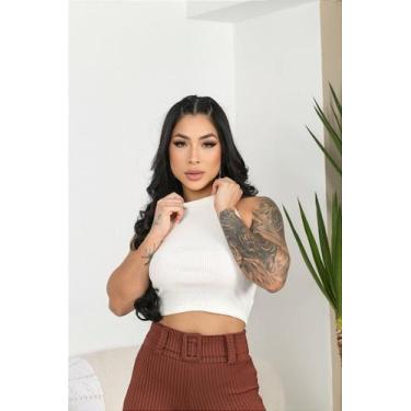 Imagem de Cropped Feminino Básico - Estilo e Conforto para o Dia a Dia - no-bran