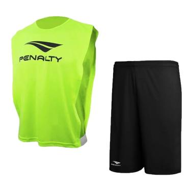 Imagem de Kit Futebol Penalty Colete + Calção Juvenil