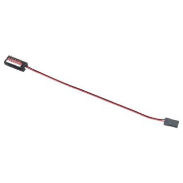Imagem de KiBcsLic Cabo de sinal para modelo de carro RC R415, acessório para brinquedo de esteira rolante, fio de extensão de 208 mm para veículos de controle remoto de, 1 a 7