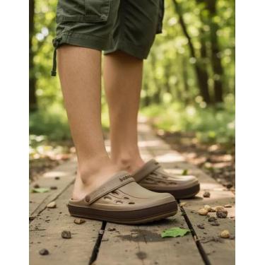 Imagem de Babuche Masculina Boaonda Star Leveza Conforto Versatilidade, Cafe, 41