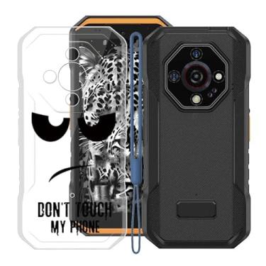 Imagem de WXPPJ Capa de telefone para Ulefone Armor X32 Capa (14.4 cm) Proteção à prova de choque transparente de silicone TPU macio amortecedor traseiro para Ulefone Armor X32 - Don't Touch i