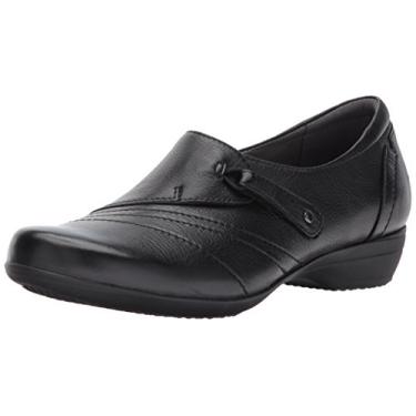 Imagem de Dansko Franny Slip-On Tênis feminino – elegante e elegante com suporte de arco adicional e sola de borracha para uso duradouro – estável e de suporte, Napa preto moído, 6.5-7