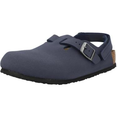 Imagem de Birkenstock Sandália masculina Tokio (bebê/criança pequena), Azul marino, 1-1.5 Narrow Little Kid