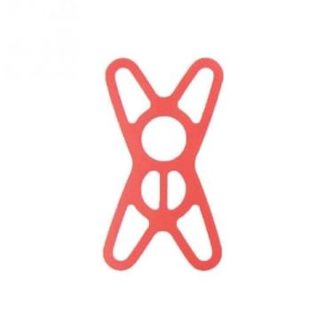 Imagem de Suporte para celular com alça de silicone portátil para guidão, seguro e à prova de quedas, suporte de motocicleta