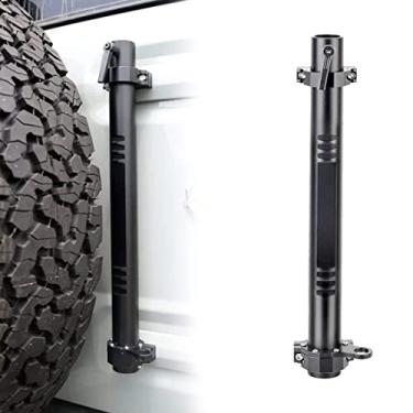 Imagem de SKTYANTS Suporte Para Mastro De Antena E Dobradiça Porta Traseira - Base Multifuncional Compatível Com Ford Bronco 2021-2023 Em Liga Alumínio