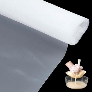 Imagem de BENECREAT Filtro de malha de nylon 120, malha de tecido de impressão de 2,2 metros, pano de filtro de folha de rede tecida para pintura caseira jardinagem