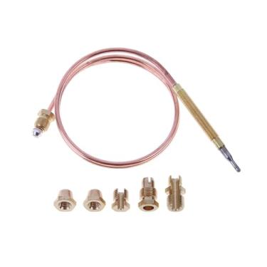 Imagem de Substituição universal da válvula termopar a gás para caldeiras de água quente e lareiras - 60/120 cm com 5 peças fixas