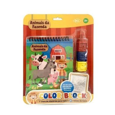 Imagem de Color Block - Animais Da Fazenda