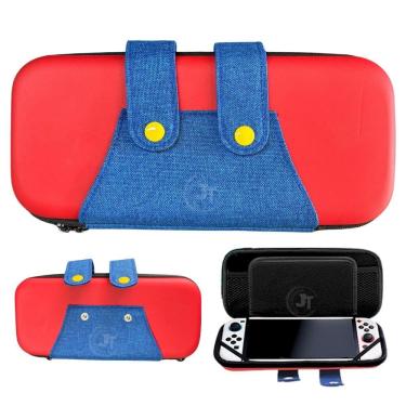 Imagem de Case Capa Switch Oled Video Game Bolsa Estojo Resistente