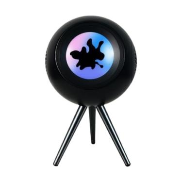 Imagem de ZGUZMCMK Alto-falante Fluido Ferrofluido com Musical e Áudio Multicolorido para Desktop, Preto