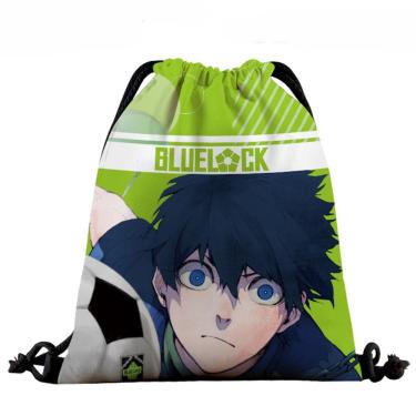 Imagem de Mochila com cordão Anime Blues Locks 39x32cm algodão-poliéster