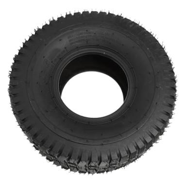 Imagem de RiToEasysports Pneu Sem Câmara de Ar 15x6,00-6 para Cortador de Grama, Pneu a Vácuo de Borracha Premium Com Banda de Rodagem Antiderrapante para Cortadores, Carrinhos de Mão e Tratores de Quintal