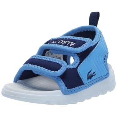 Imagem de Lacoste Sandália infantil unissex Surukids, Algas marinhas/preto/cimento, 1 Infant