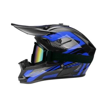 Imagem de Capacete De Motocross Unissex Para Adultos E Crianças, Certificado DOT