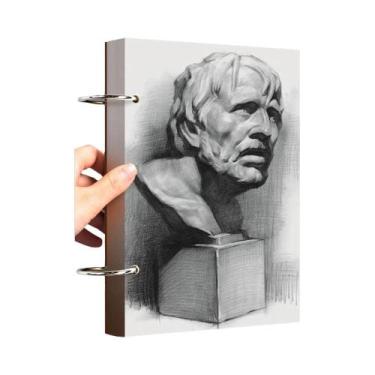 Imagem de Caderno De Desenho Profissional A4 A5 16K 32K 8K Com Folhas Soltas Par