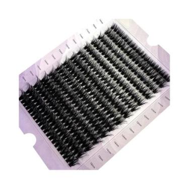 Imagem de Cílios Postiços 5D Fluffy Cluster Grossos 60D-160D 14 Fileiras Curvatu