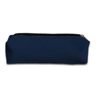 Imagem de Estojo Escolar Tipo Palito em Nylon - Escolha a Sua Cor (Azul Marinho)