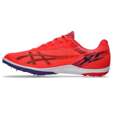 Imagem de ASICS Tênis unissex adulto Resurgence XC Track & Field, Vermelho claro/preto, 8.5 Women/7 Men