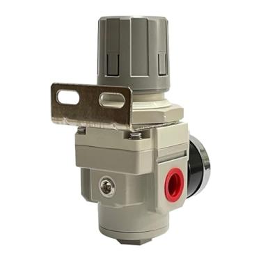 Imagem de VTGVVVTR AR2000-02 AR3000-03 1/10.2 cm Bomba de controle do regulador de pressão de ar Unidades de tratamento de regulação de gás com medidor ajustável (Ar3000-03 Pc8-03)