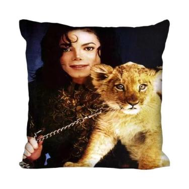 Imagem de Capas De Almofada Personalizadas Michael Jackson Super Star Com Zíper 
