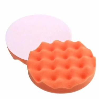 Imagem de Disco Almofada Espuma 125mm Polir 5 Polegadas Onda p/ Politriz Vellcro