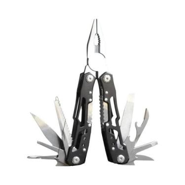 Imagem de Multiferramenta 14 Em 1, Alicate Dobrável, Canivete De Aço Inoxidável,