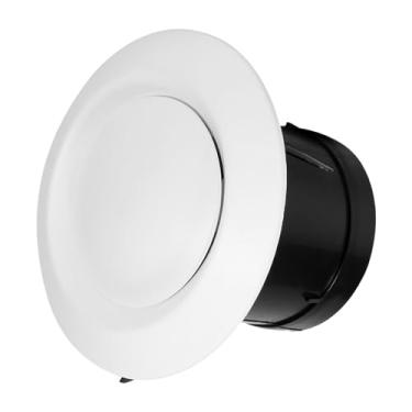 Imagem de Difusor de Teto Exaustor Vento Ar Suprimento Anemostato Mangueira Dutos Ventilação Capa ABS Resistente Exaustão Interna Menor Ruído Desmontagem Limpez