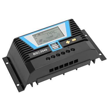 Imagem de Naroote Controlador de Carga Solar Eficiente, 30a, 12v/24v/36v/48v, Controle de Carregamento para Baterias de Fosfato de Ferro-lítio Seladas Em Gel Chumbo-ácido