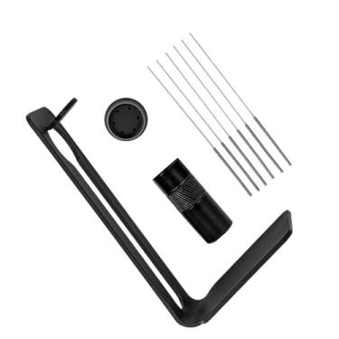 Imagem de Ferramenta WDT Ajustável Palito de Café Espresso 6 Agulhas Distribuidor com Suporte Magnético Armazenamento e Reposição Acessórios para Máquina