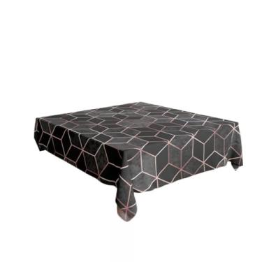 Imagem de Toalha de Mesa Quadrada 4 Lugares - Estampa Digital Rosa, 140x140cm, Tecido Poliéster de (10)