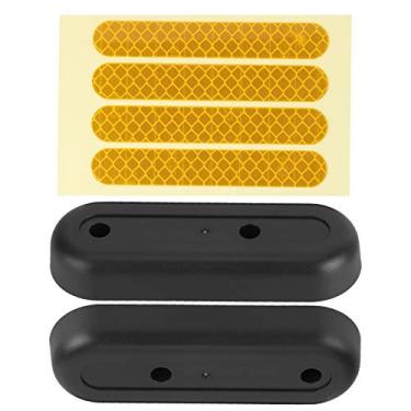 Imagem de Brrnoo Capa Decorativa do Garfo Traseiro, Adesivo Reflexivo para Scooter Elétrica G30, Com Plástico PET de Alta Qualidade, Fácil de Instalar e Durável (Amarelo)