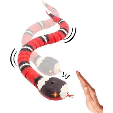 Imagem de Brinquedo RC Snake de indução infravermelha para crianças e animais de