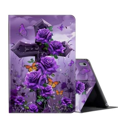 Imagem de Capa para iPad (A16) 11ª geração de 11 polegadas (2025), para iPad 10ª geração, capa de 10,9 polegadas (2022) - capa fina à prova de choque de couro PU com suspensão automática Wake-Cross com