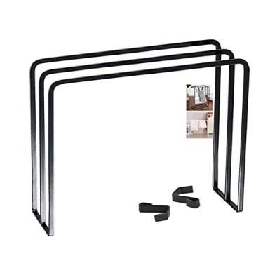 Imagem de Toalheiro Suporte de toalha de vaidade, toalheiro de banheiro, suporte de toalha de mão, organizador de armazenamento de banheiro independente/preto/2 peças (branco, 2 peças) (preto, 2 peças)