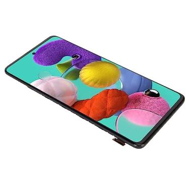 Imagem de Cosiki A51 Kit de Substituição de Tela de Alto Brilho de 6,5 Polegadas para Problemas de Tela de Distorção de Pixel Com Ferramentas de Reparo de Quadro Intermediário para SM A515F SM A515U