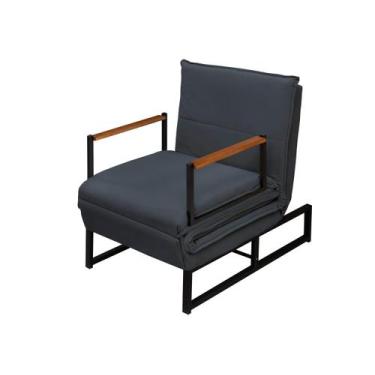 Imagem de Poltrona Cama 3 Em 1 Reclinável Versati Puff Retrátil Chaise Moderno I