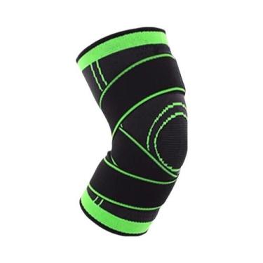 Imagem de Joelheira De Compressão Esportiva Com Almofada De Malha Que Absorve Su
