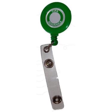 Imagem de Porta crachá retrátil (roller clip), CIPA Segurança - Conexão