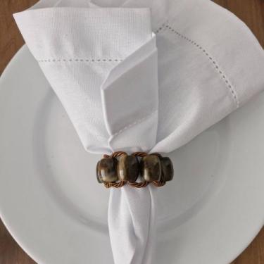 Imagem de Porta Guardanapo Resina Classic - Decor Madame Blue, Marrom