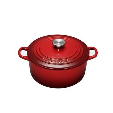 Imagem de Panela Redonda com Pegador Aço Inox 34 cm Vermelho Le Creuset
