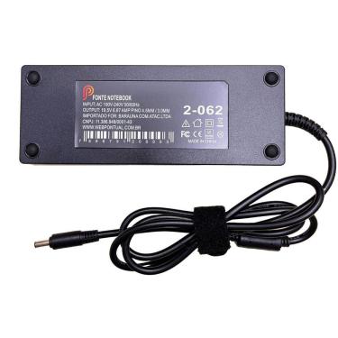 Imagem de Fonte Notebook 19.5v 6.67a 4.5x3.0 Compatível Dell 2-062