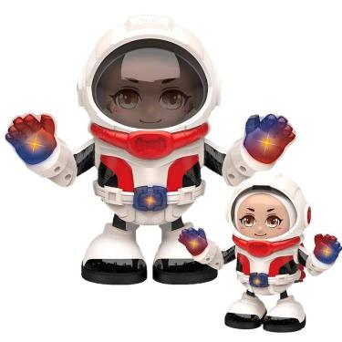 Imagem de Brinquedo Astronauta Robô Dançarino Luz Som Diversão