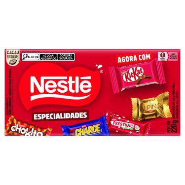 Imagem de Caixa de Bombom Sortidos Nestlé Especialidades 220g