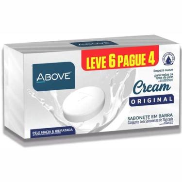 Imagem de Kit Sabonete Em Barra Above Woman Cream Original 6 Und 75g