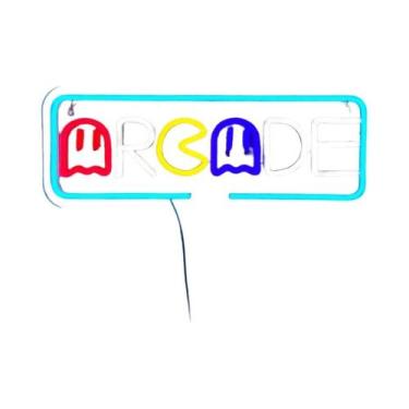 Imagem de Letreiro Neon USB Para Decoração De Paredes Em Salas De Jogos, Clubes,