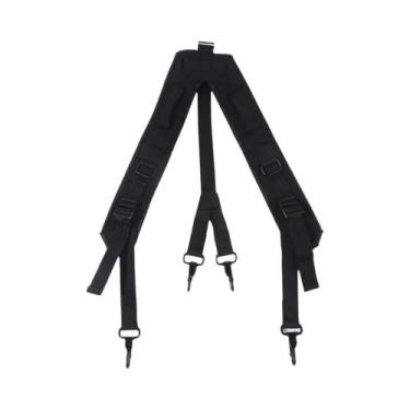Imagem de Cinto Tático Ajustável Masculino Para Uso Externo Com Suspensório Tipo