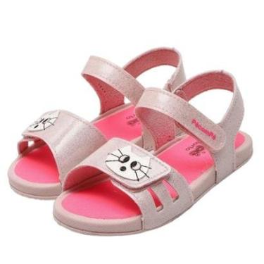 Imagem de Sandália Menina Pé Com Pé Infantil Gatinho 14247-Feminino