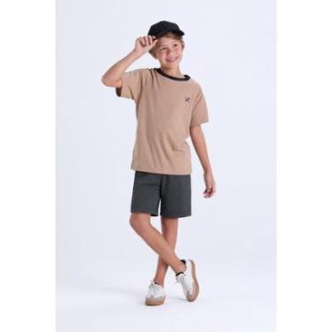 Imagem de Conjunto Infantil Masculino de Verão Faixas-Masculino
