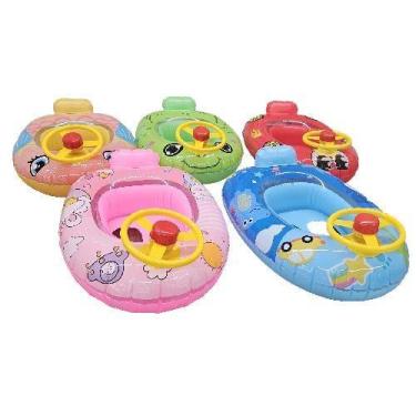 Imagem de Boia Inflável 3D Carrinho Volante Com Assento e Apoio  Resistente  Cer